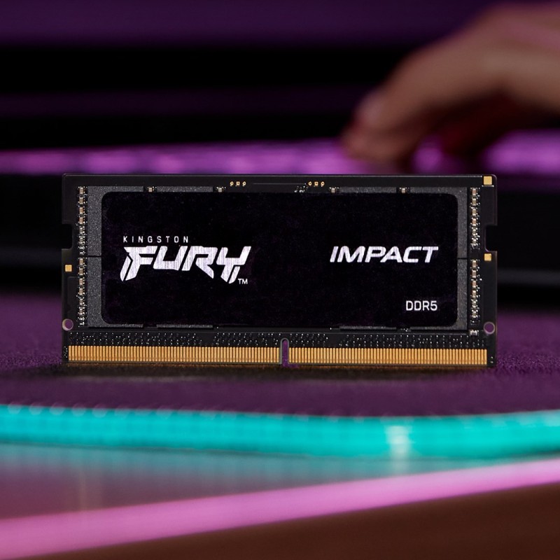 Kingston Technology FURY Impact Black memory module 16 GB 1 x 16 GB DDR5 2400 MHz Kingston Technology FURY Impact Black memory module 16 GB 1 x 16 GB DDR5 2400 MHz