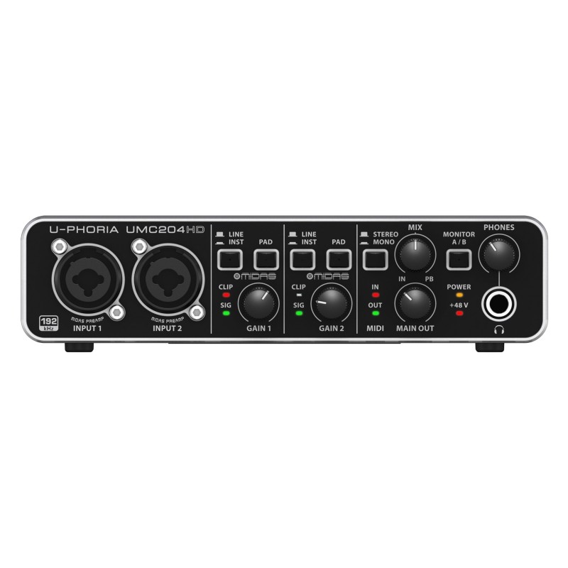 Behringer UMC204HD supplementary music equipment