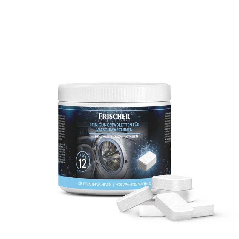 Frischer washing machine cleaning tablets 12 pcs. Frischer washing machine cleaning tablets 12 pcs.
