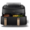 Philips 5000 series NA552/00 fryer Double 9 L Stand-alone 2750 W Hot air fryer Black