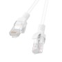 LPATCHCORD KAT.5E UTP 2M BIAŁY FLUKE PASSED LANBERG 10-PACK