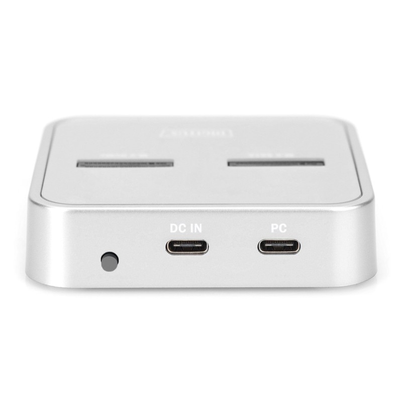 Digitus M.2 NVMe + M.2 SATA SSD Docking Station with SD Express Card Reader, USB-C™ Digitus M.2 NVMe + M.2 SATA SSD Docking Station with SD Express Card Reader, USB-C™
