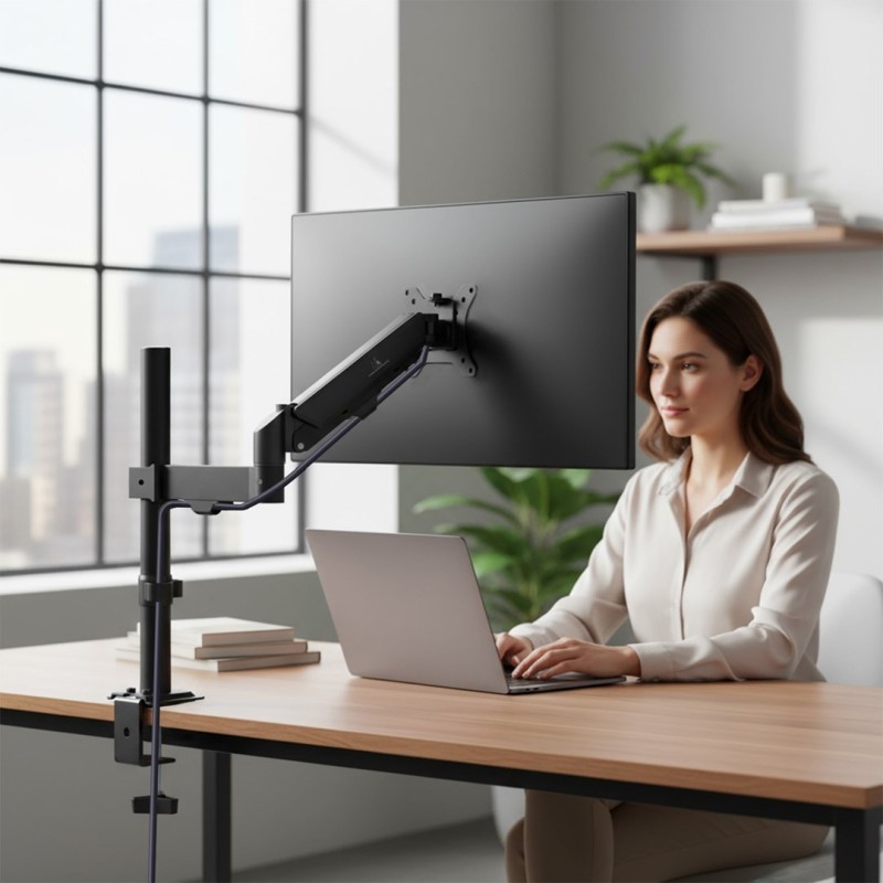 Maclean monitor mount, gas spring, 17