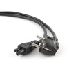 Gembird PC-186-ML12-3M power cable Black CEE7/7 C5 coupler Gembird PC-186-ML12-3M power cable Black CEE7/7 C5 coupler