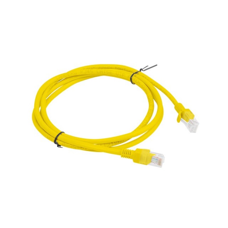 LPATCHCORD KAT.5E UTP 1.5M ŻÓŁTY FLUKE PASSED LANBERG 10-PACK LPATCHCORD KAT.5E UTP 1.5M ŻÓŁTY FLUKE PASSED LANBERG 10-PACK