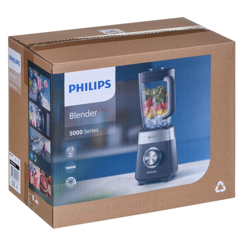 Philips 5000 series HR3020/20 blender 2 L Tabletop blender 1000 W Grey, Stainless steel Philips 5000 series HR3020/20 blender 2 L Tabletop blender 1000 W Grey, Stainless steel