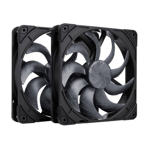 Noctua 140mm NF-A14x25 G2 PWM Sx2 PP chromax.black edition - dual fan set