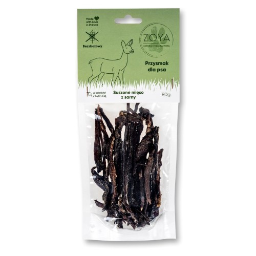 ZOYA Dried deer meat - dog treat - 80g