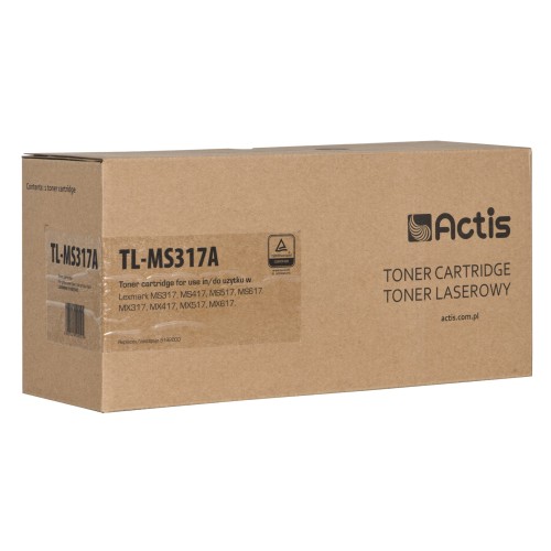 Actis TL-MS317A toner (replacement for Lexmark 51B2000; Standard; 2500 pages; black)