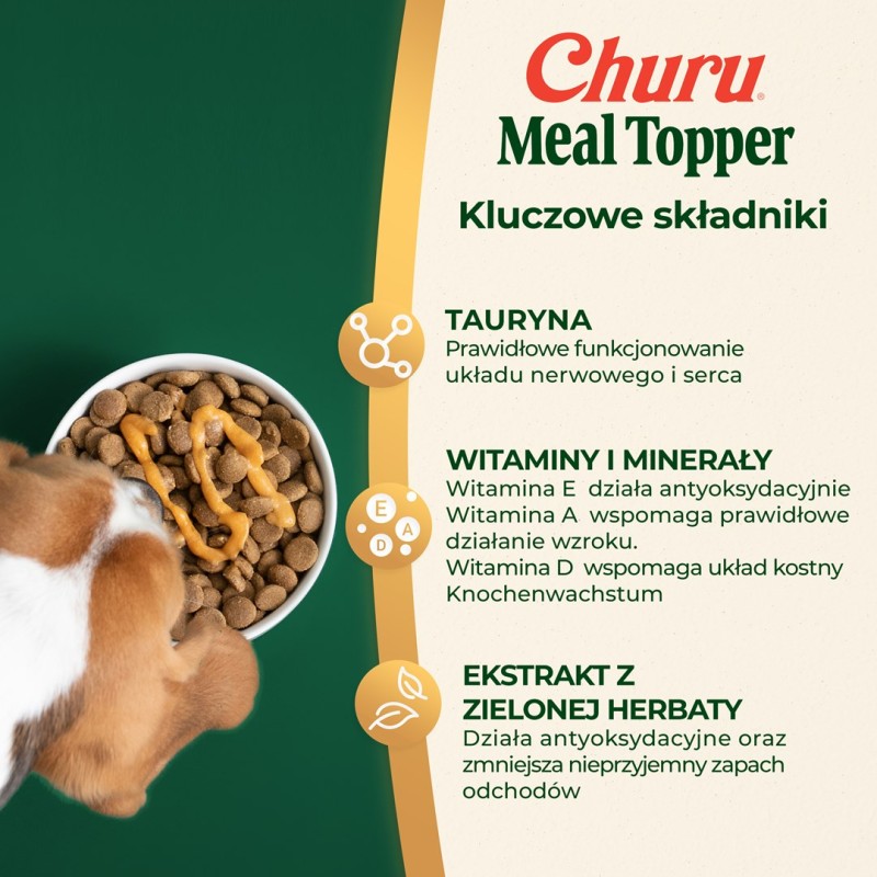 INABA Meal Topper Chicken with pumpkin - dog treat - 4x14g INABA Meal Topper Chicken with pumpkin - dog treat - 4x14g