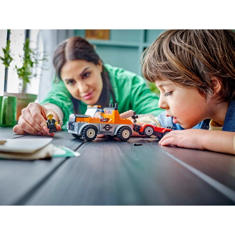 LEGO CITY 60435 Tow Truck and Sports Car Repair