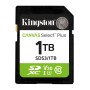 Kingston Technology 1TB SDXC Canvas Select Plus Gen3 150MB/s C10 UHS-I U3 V30
