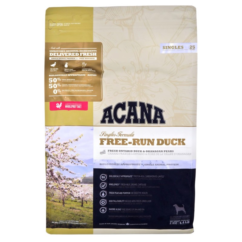 ACANA SINGLES Free-Run Duck Dry dog food Duck 2 kg ACANA SINGLES Free-Run Duck Dry dog food Duck 2 kg