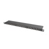 LANBERG PATCH PANEL 24 PORT 0.5U CAT.6 UTP GRAY LANBERG PATCH PANEL 24 PORT 0.5U CAT.6 UTP GRAY