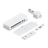 Ubiquiti UniFi Flex 2.5G Managed L2 2.5G Ethernet (100/1000/2500) Power over Ethernet (PoE) Desktop/Wall-Mounting White Ubiquiti UniFi Flex 2.5G Managed L2 2.5G Ethernet (100/1000/2500) Power over Ethernet (PoE) Desktop/Wall-Mounting White