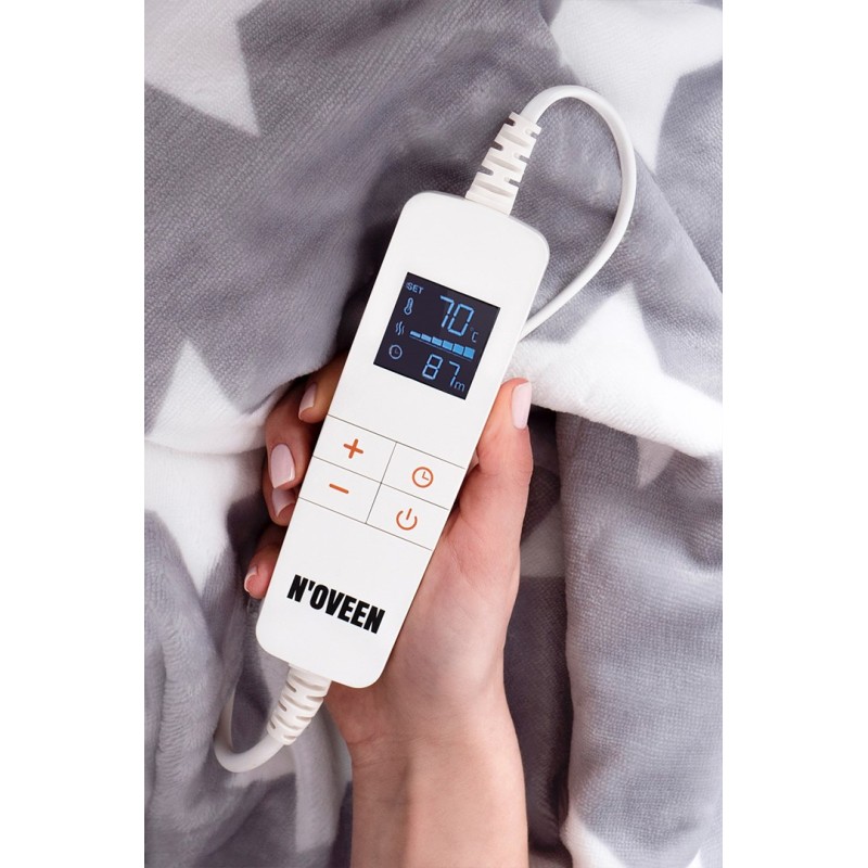 ELECTRIC BLANKET NOVEEN EB651 GREY STAR SUPER SOFT 180X130CM ELECTRIC BLANKET NOVEEN EB651 GREY STAR SUPER SOFT 180X130CM