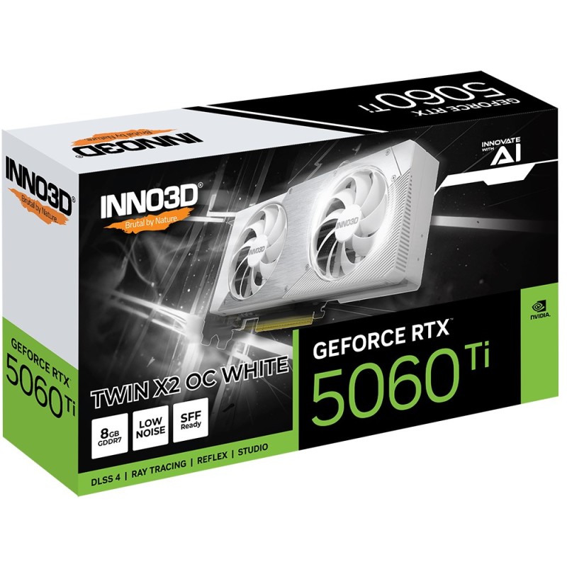 INNO3D GeForce RTX 5060 Ti TWIN X2 OC NVIDIA 8 GB GDDR7 INNO3D GeForce RTX 5060 Ti TWIN X2 OC NVIDIA 8 GB GDDR7