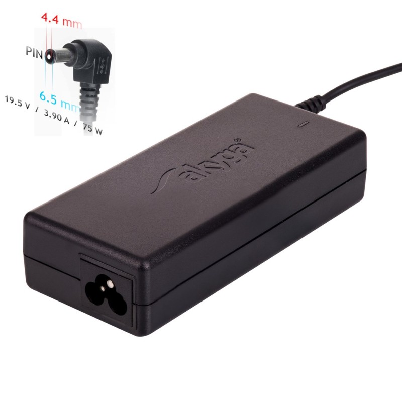 Akyga AK-ND-19 power adapter/inverter Indoor 75 W Black Akyga AK-ND-19 power adapter/inverter Indoor 75 W Black