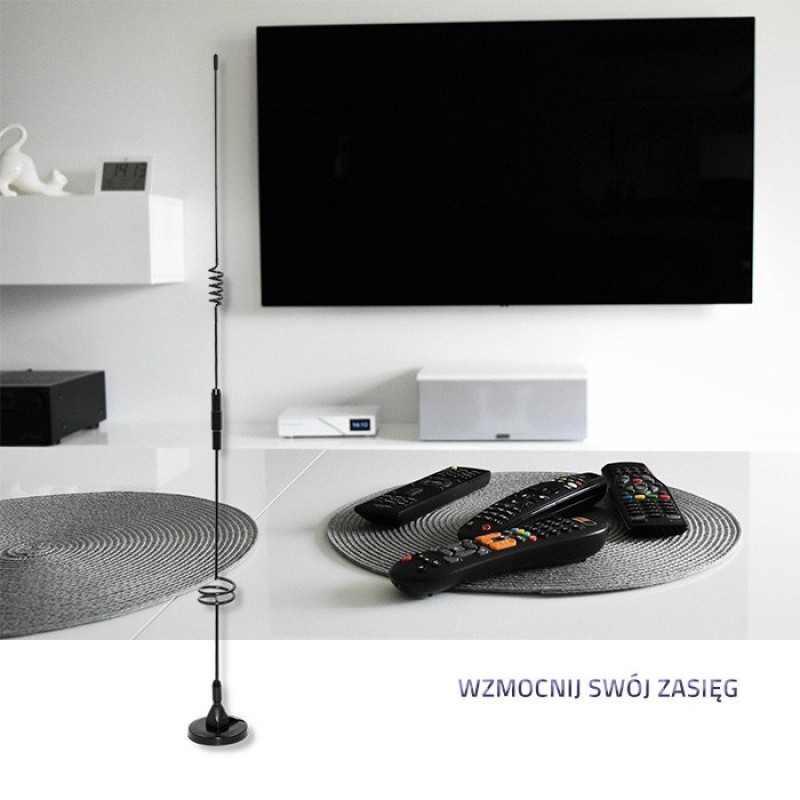 Qoltec 57035 GSM Antenna 600-2700 MHz LTE | Indoor Qoltec 57035 GSM Antenna 600-2700 MHz LTE | Indoor