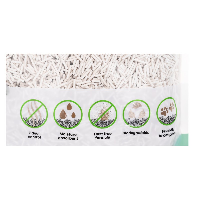 DIAMENTIQ Żwirek Tofu zbrylający 4 kg MATCHA