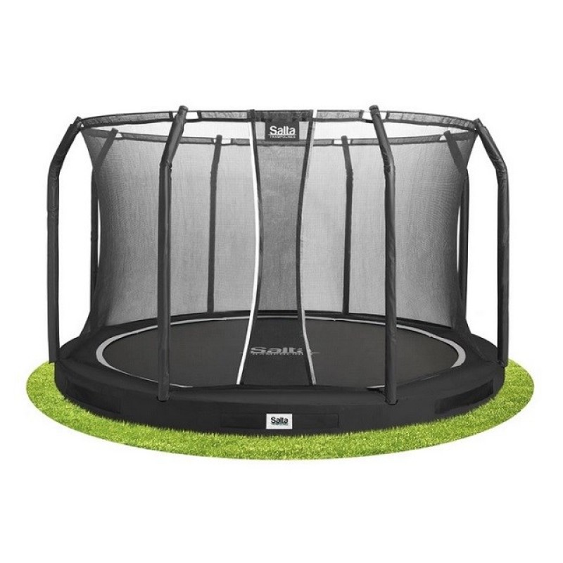 Premium Ground Combo 396cm Trampoline Black Premium Ground Combo 396cm Trampoline Black
