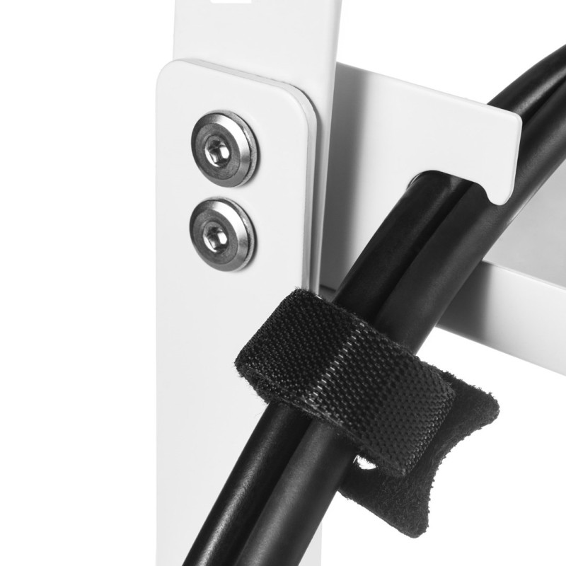 Maclean under-desk cable organizer, max. load 5kg, max. 728mm, white, MC-103 W Maclean under-desk cable organizer, max. load 5kg, max. 728mm, white, MC-103 W