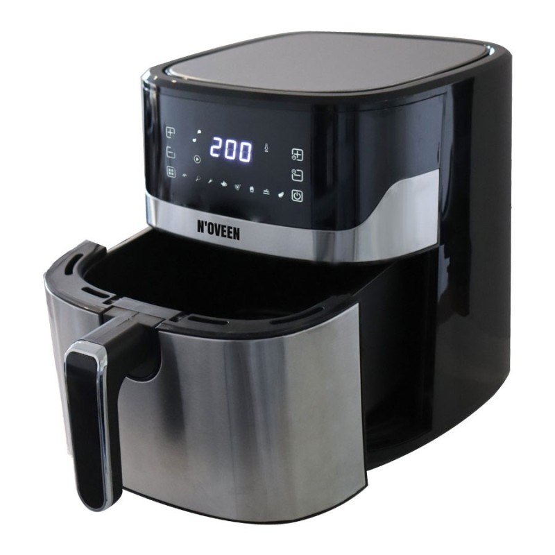 Hot air fryer NOVEEN AF550 6.5 l 1600 W Black, Silver Hot air fryer NOVEEN AF550 6.5 l 1600 W Black, Silver