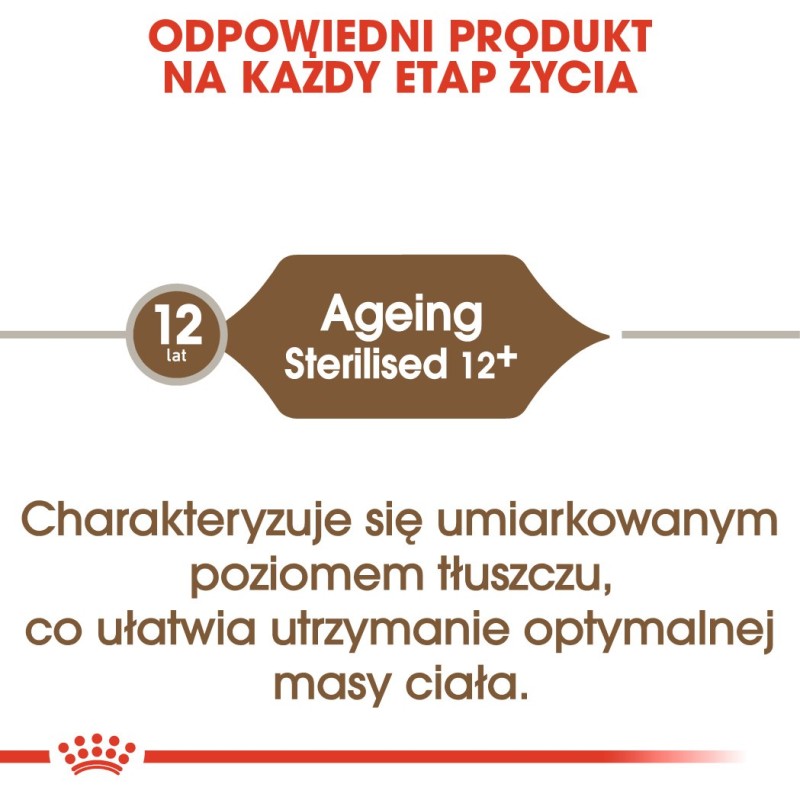 Royal Canin Senior Ageing Sterilised 12+ dry cat food Corn,Poultry,Vegetable 2 kg Royal Canin Senior Ageing Sterilised 12+ dry cat food Corn,Poultry,Vegetable 2 kg