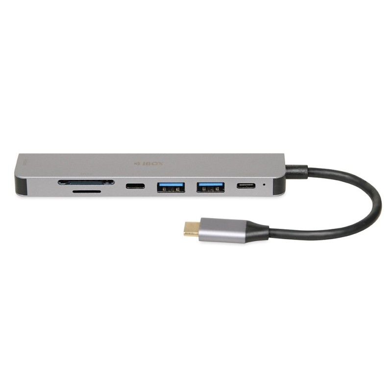 iBox IUH3SL4K notebook dock/port replicator USB 3.2 Gen 1 (3.1 Gen 1) Type-C Power Delivery 100W Silver iBox IUH3SL4K notebook dock/port replicator USB 3.2 Gen 1 (3.1 Gen 1) Type-C Power Delivery 100W Silver