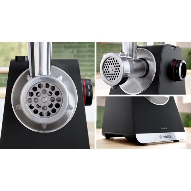Bosch Serie 6 MFWS650B mincer 500 W Black, Silver Bosch Serie 6 MFWS650B mincer 500 W Black, Silver