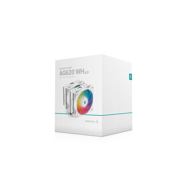 DeepCool AG620 WH ARGB Processor Air cooler 12 cm White 1 pc(s) DeepCool AG620 WH ARGB Processor Air cooler 12 cm White 1 pc(s)