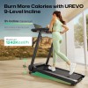 Treadmill with built-in work and exercise desk UREVO Foldi 3S