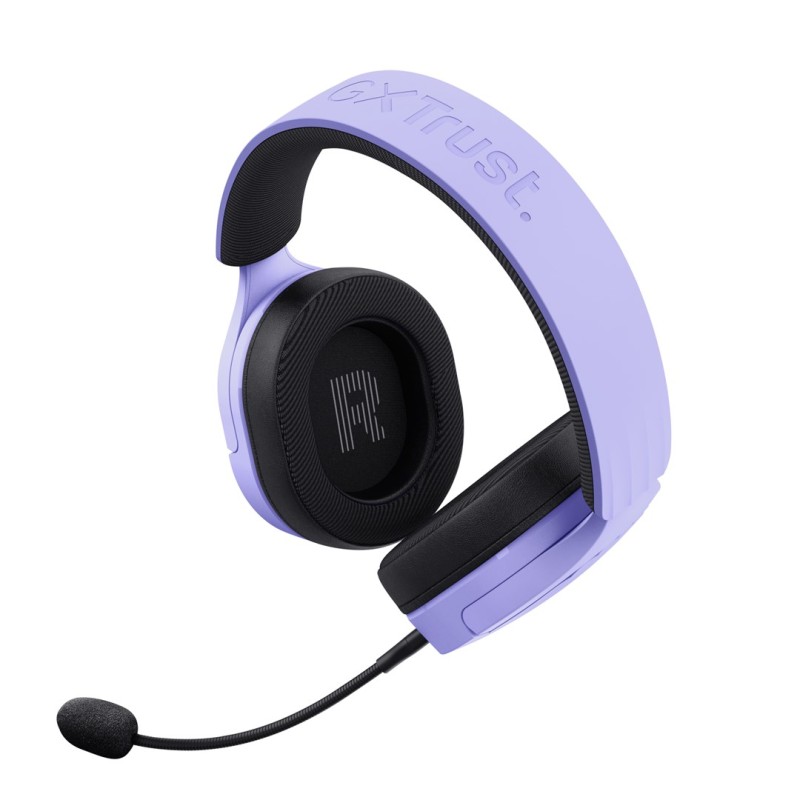 Trust GXT 491P FAYZO Headset Wired & Wireless Head-band Gaming USB Type-A Bluetooth Black, Purple Trust GXT 491P FAYZO Headset Wired & Wireless Head-band Gaming USB Type-A Bluetooth Black, Purple