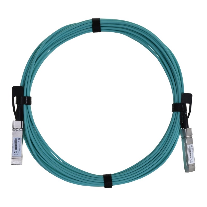 Ubiquiti UACC-AOC-SFP10-10M InfiniBand/fibre optic cable SFP+ Aqua colour Ubiquiti UACC-AOC-SFP10-10M InfiniBand/fibre optic cable SFP+ Aqua colour