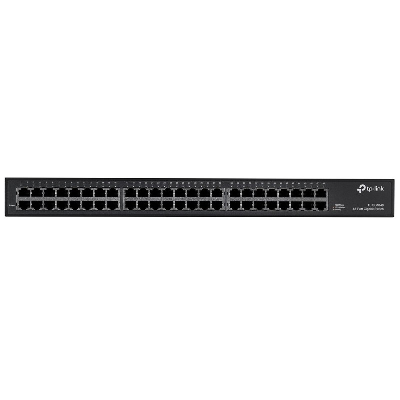 TP-Link TL-SG1048 Unmanaged Gigabit Ethernet (10/100/1000) 1U Black TP-Link TL-SG1048 Unmanaged Gigabit Ethernet (10/100/1000) 1U Black