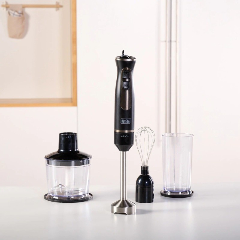 Immersion blender Black+Decker BXHBA800E (800W; black) Immersion blender Black+Decker BXHBA800E (800W; black)