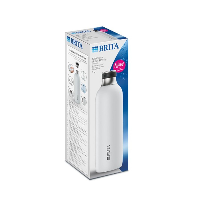 Brita sodaTRIO bottle (1 l; white) Brita sodaTRIO bottle (1 l; white)