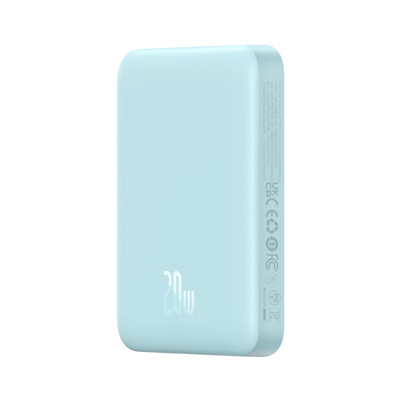 Baseus P10059001313-00 Lithium polymer (LiPo) power bank 10000 mAh Wireless charging Blue Baseus P10059001313-00 Lithium polymer (LiPo) power bank 10000 mAh Wireless charging Blue
