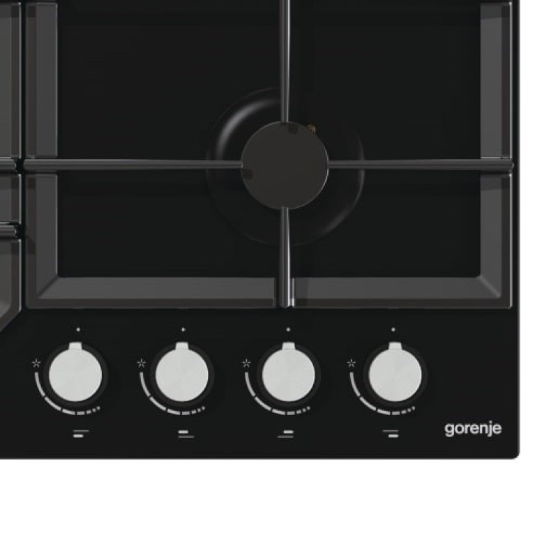 Gorenje GT641KB hob Black Built-in 60 cm Gas 4 zone(s) Gorenje GT641KB hob Black Built-in 60 cm Gas 4 zone(s)