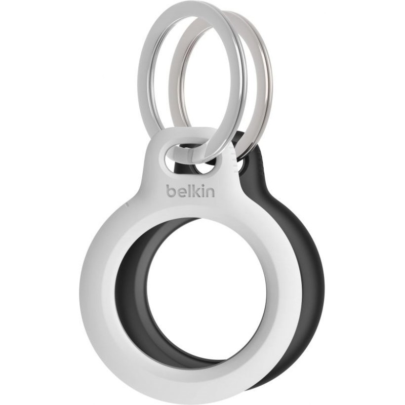 BELKIN AIRTAG CASE WITH WHEEL 2 PCS BLACK/WHITE BELKIN AIRTAG CASE WITH WHEEL 2 PCS BLACK/WHITE