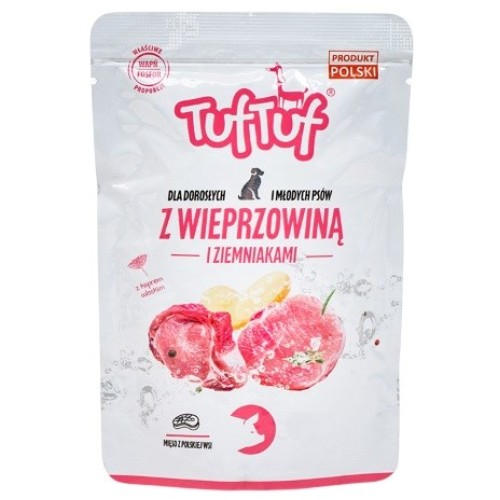 TUF TUF with pork and potatoes - wet dog food - 300g TUF TUF with pork and potatoes - wet dog food - 300g