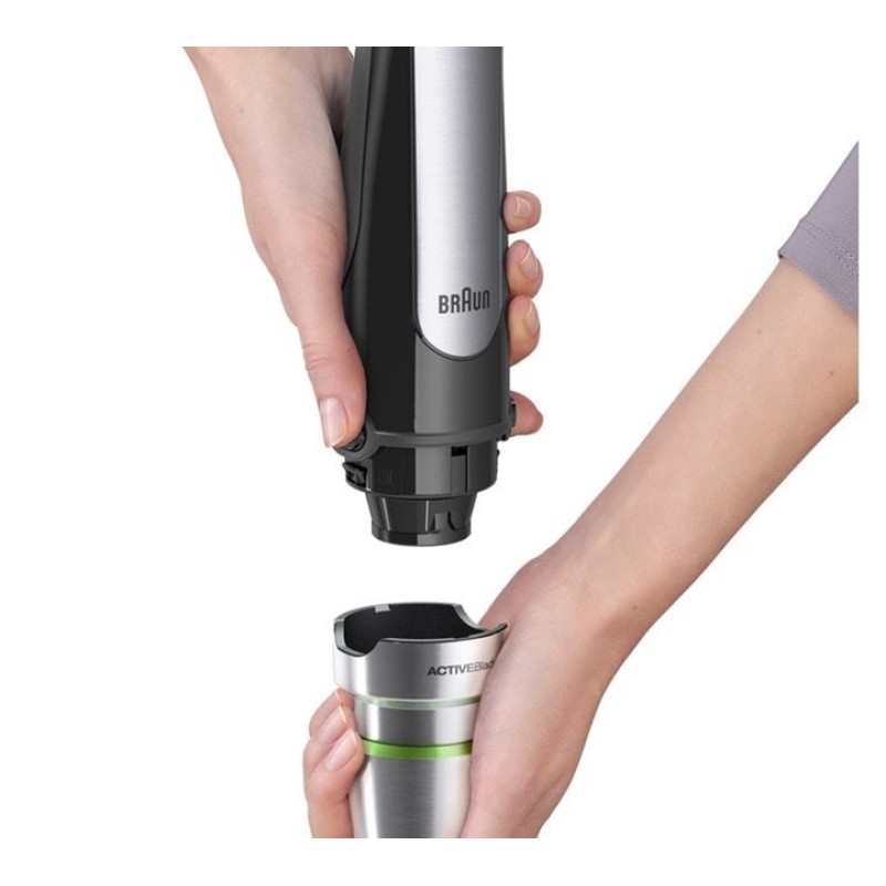 Braun MultiQuick 7 MQ 7045X 1.25 L Immersion blender 1000 W Black, Stainless steel Braun MultiQuick 7 MQ 7045X 1.25 L Immersion blender 1000 W Black, Stainless steel