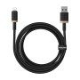 Baseus Dura Type A to IP 2.4A 2 m fast charging cable Black, Gold