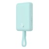 Baseus P10022109333-00 Lithium polymer (LiPo) power bank 10000 mAh Wireless charging Blue