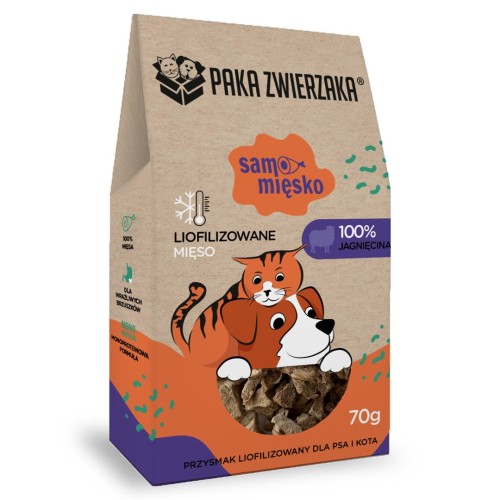 PAKA ZWIERZAKA Samo Mięsko Lamb - dog treat - 70g PAKA ZWIERZAKA Samo Mięsko Lamb - dog treat - 70g
