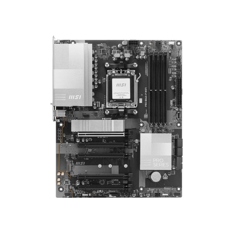 MSI PRO B840-P WIFI motherboard AMD B840 Socket AM5 ATX MSI PRO B840-P WIFI motherboard AMD B840 Socket AM5 ATX