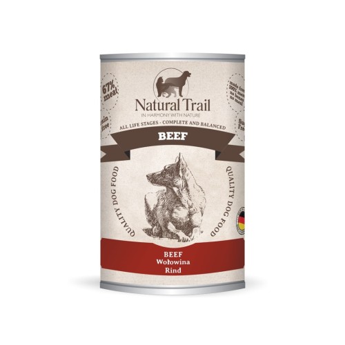 NATURAL TRAIL Beef - Wet Dog Food - 400 g