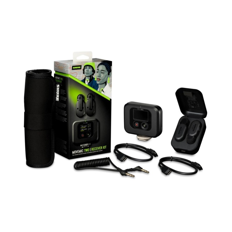 Shure MV-TWO-KIT-Z6 wireless microphone receiver Camera mount Shure MV-TWO-KIT-Z6 wireless microphone receiver Camera mount