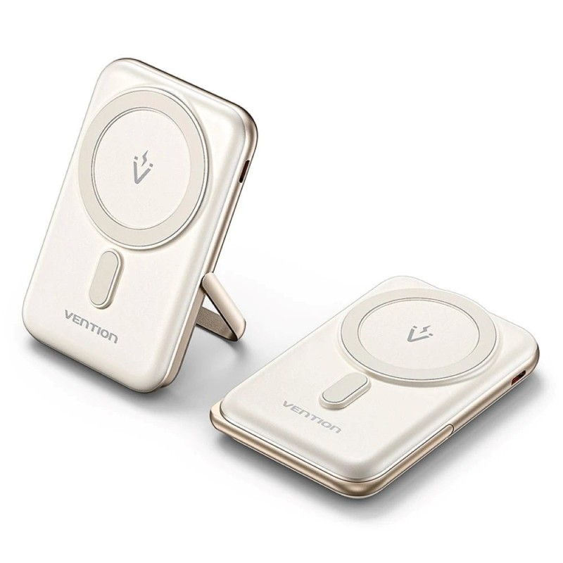 Vention 10000mAh 20W - magnetic power bank (white)