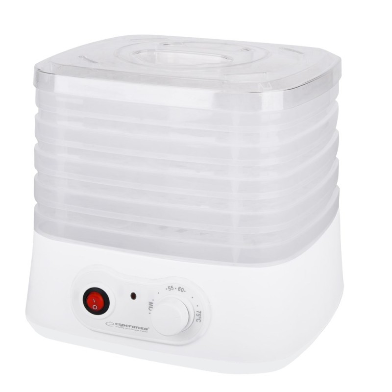 Esperanza EKD004 Food dehydrator,Transparent,White 250 W Esperanza EKD004 Food dehydrator,Transparent,White 250 W